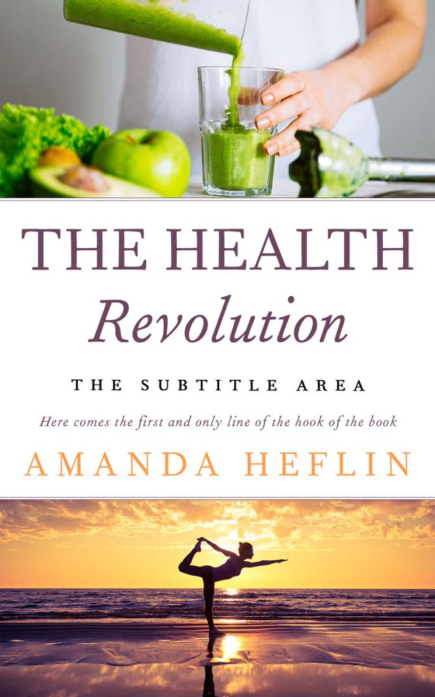 Front view of Laser #10697 - Premade Health & Mind & Body Book Cover | BookCoverZone