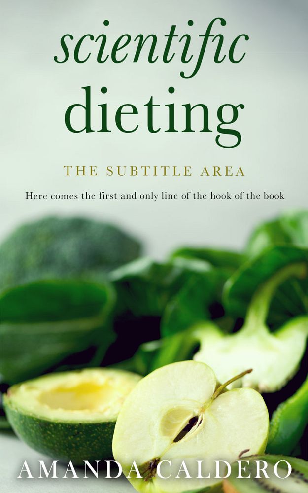 Front view of Mallard #10700 - Premade Health & Dieting & Fitness Book Cover | BookCoverZone