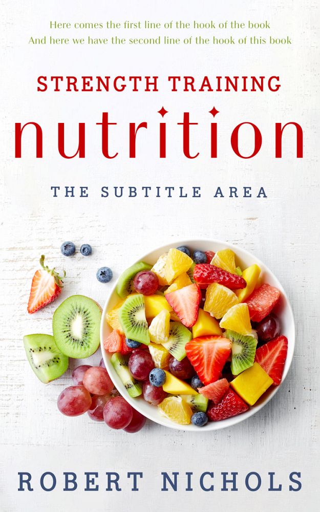 Front view of Cararra #10713 - Premade Health & Dieting & Fitness Book Cover | BookCoverZone