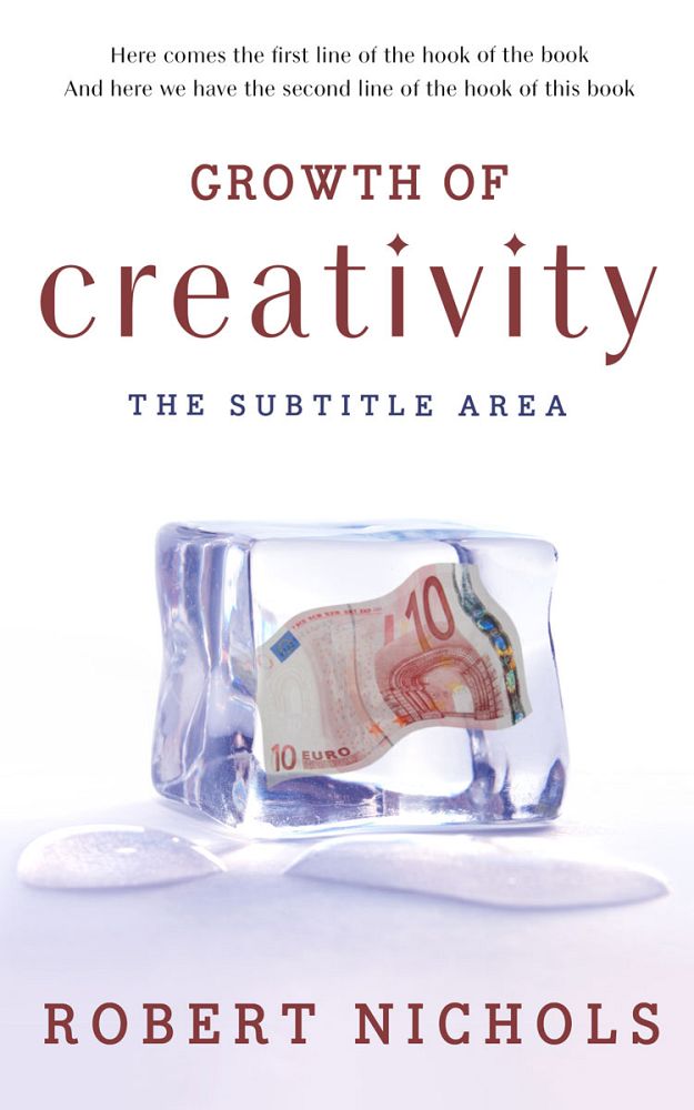 Front view of Snuff #10724 - Premade Business Book Cover | BookCoverZone