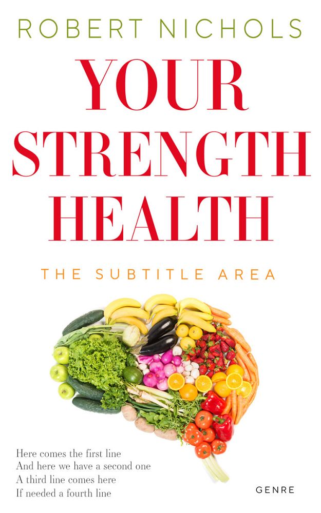 Front view of Almond #10774 - Premade Health & Dieting & Fitness Book Cover | BookCoverZone