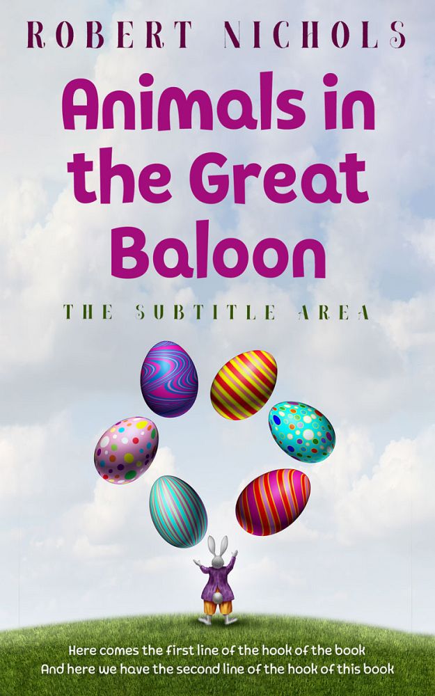 Front view of Mischka #10792 - Premade Children's Book Cover | BookCoverZone