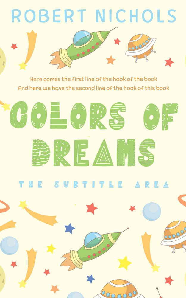 Front view of Rum Swizzle #10813 - Premade Children's Book Cover | BookCoverZone