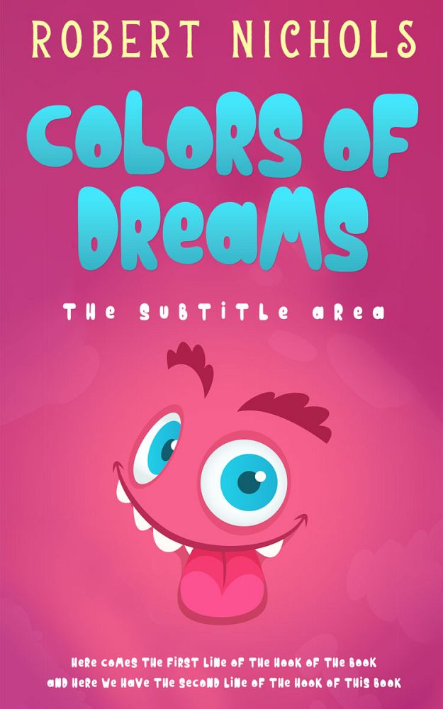 Front view of Cabaret #10816 - Premade Children's Book Cover | BookCoverZone