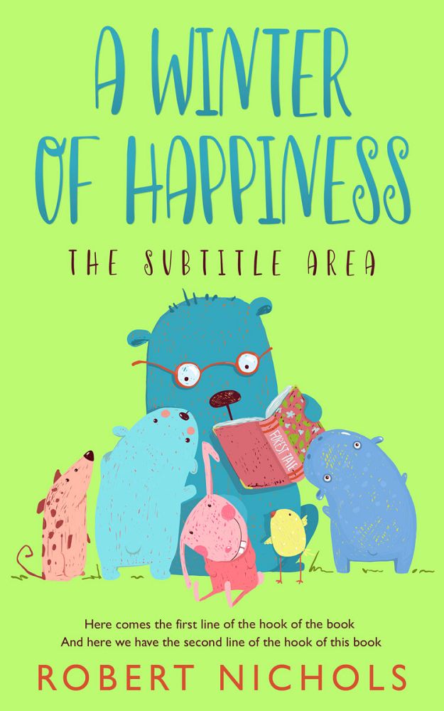 Front view of Sulu #10834 - Premade Children's Book Cover | BookCoverZone