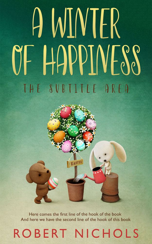 Front view of Como #10836 - Premade Children's Book Cover | BookCoverZone