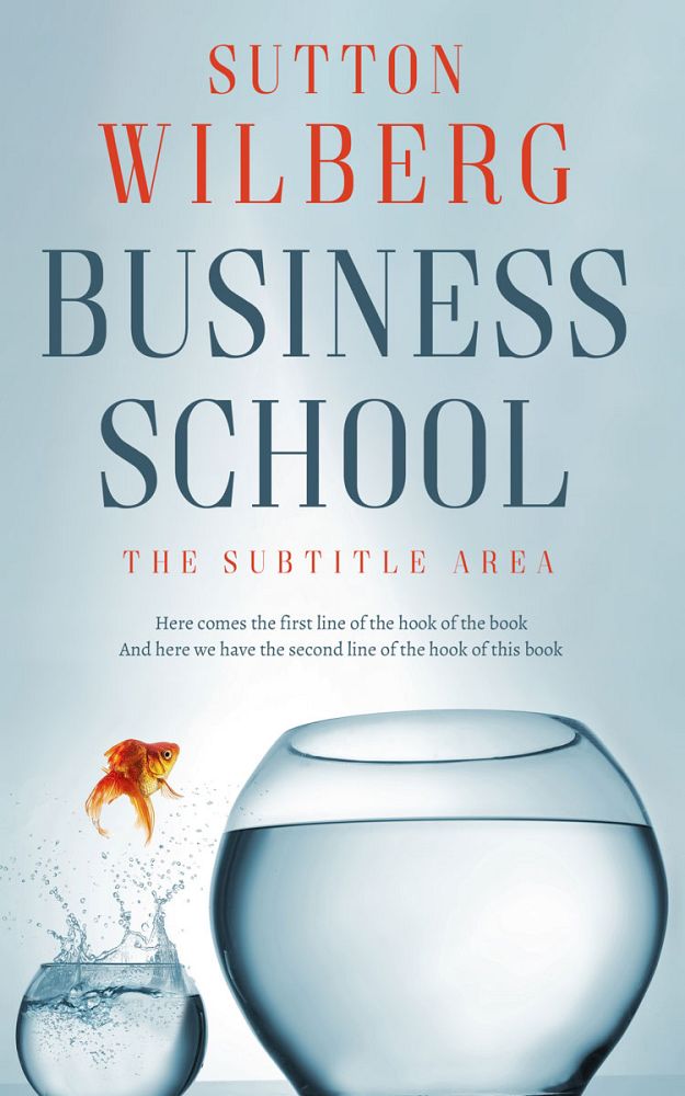 Front view of Geyser #10869 - Premade Business Book Cover | BookCoverZone