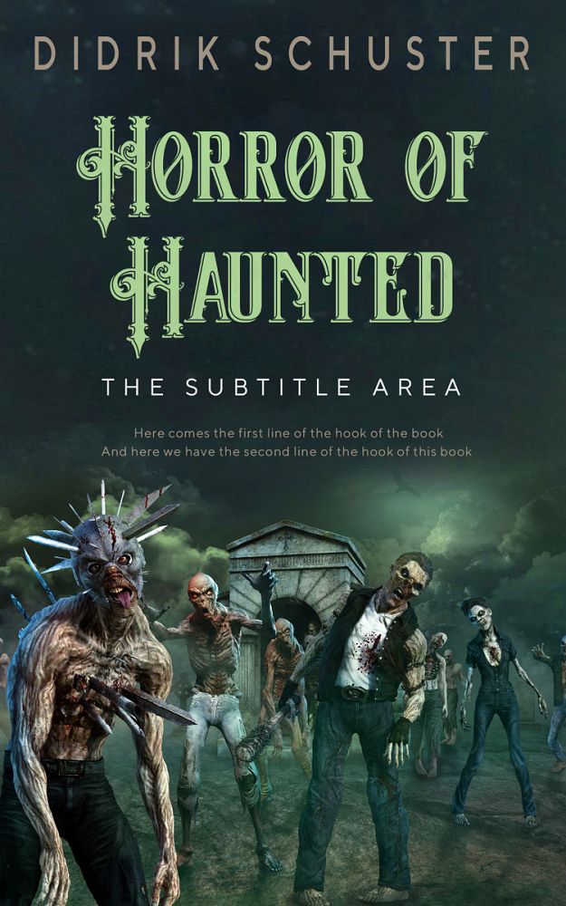 Front view of Outer Space #10941 - Premade Horror Book Cover | BookCoverZone