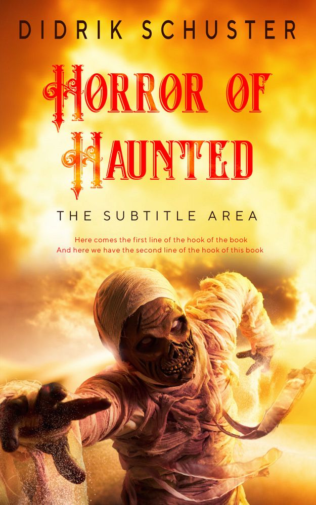 Front view of Tulip Tree #10942 - Premade Horror Book Cover | BookCoverZone