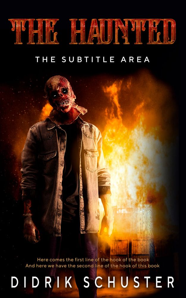 Front view of Di Serria #10946 - Premade Horror Book Cover | BookCoverZone