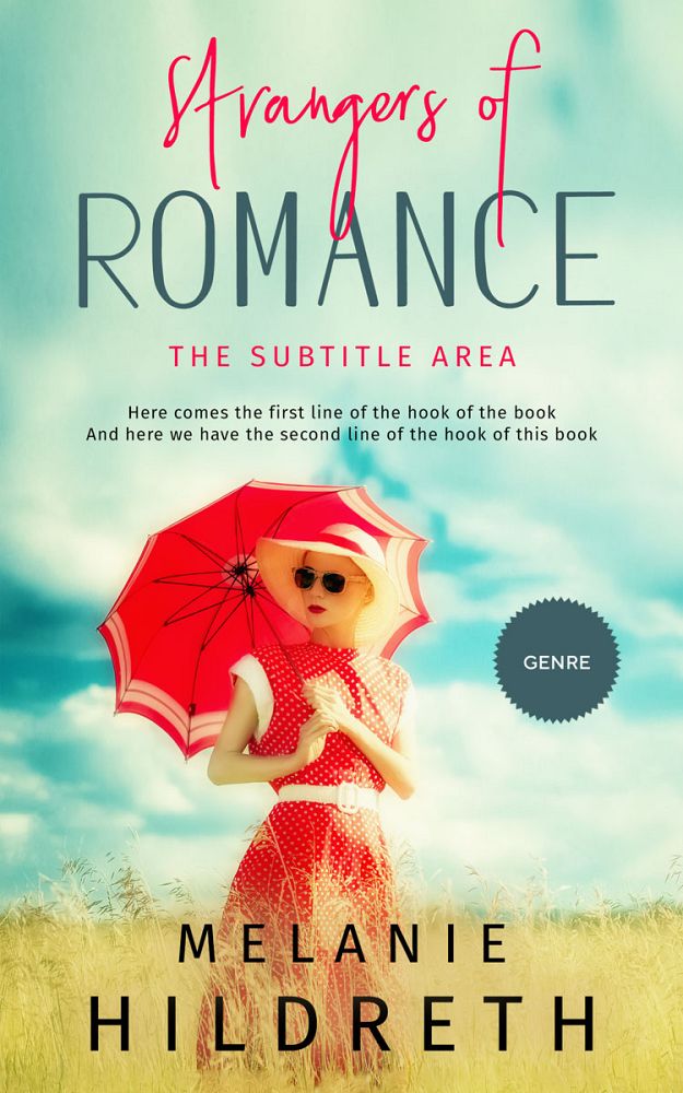 Front view of Skeptic #10990 - Premade Romance Book Cover | BookCoverZone