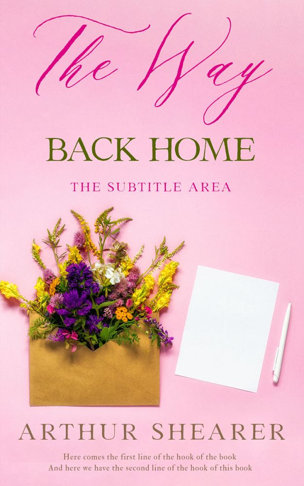 Front view of Chantilly #11074 - Premade Poetry Book Cover | BookCoverZone
