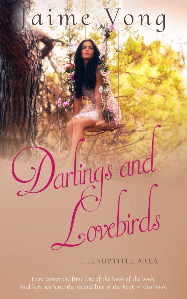 Front view of Tan #11347 - Premade Romance Book Cover | BookCoverZone