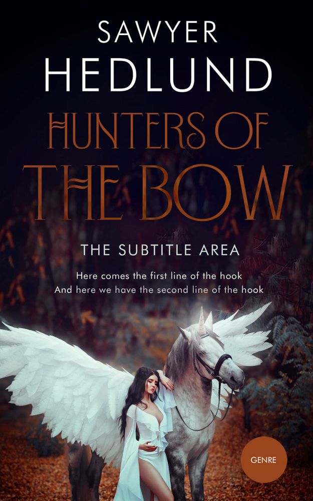Front view of Green Spring #11563 - Premade Fantasy Book Cover | BookCoverZone