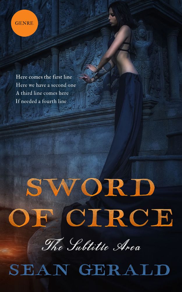 Front view of Mirage #11578 - Premade Fantasy Book Cover | BookCoverZone