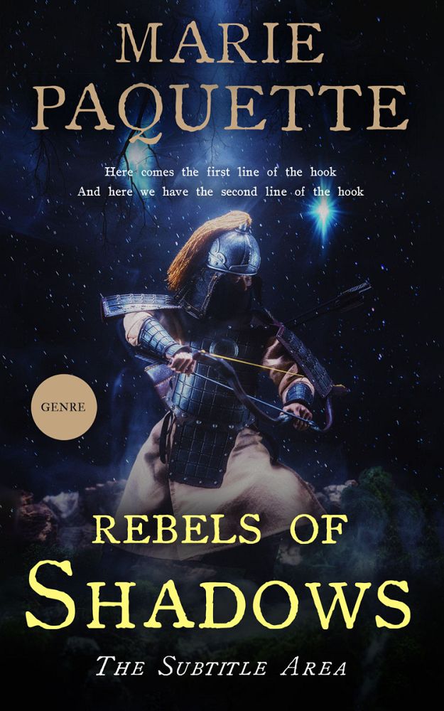 Front view of Cinder #11594 - Premade Fantasy Book Cover | BookCoverZone