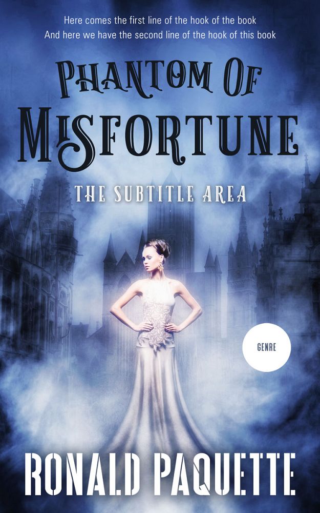 Front view of Kashmir Blue #11611 - Premade Fantasy Book Cover | BookCoverZone