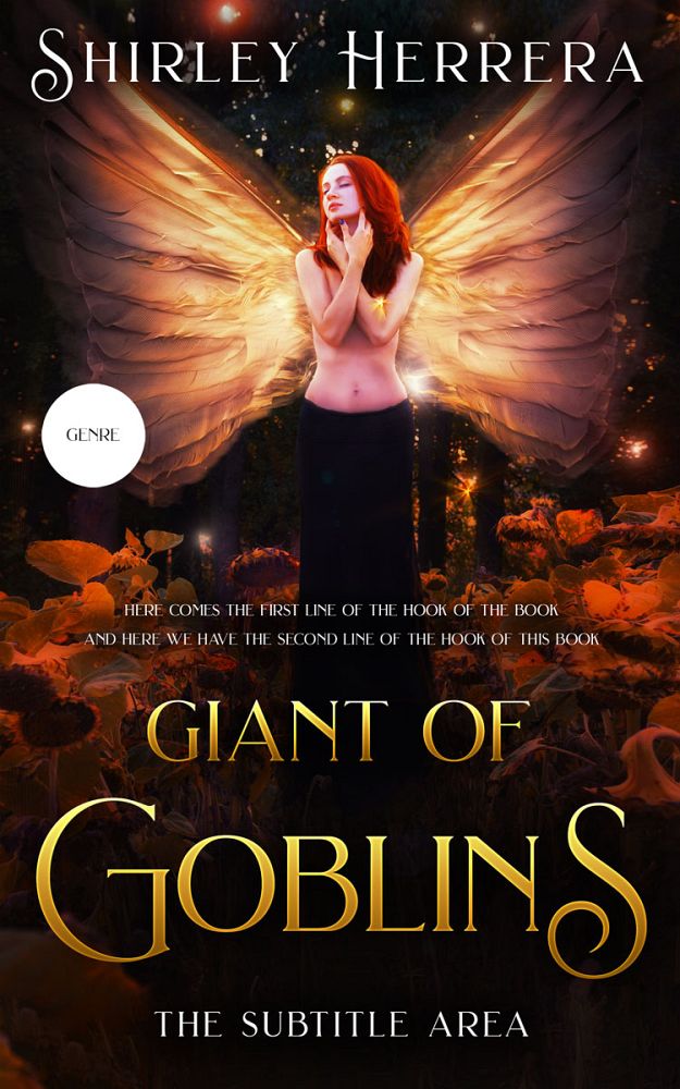 Front view of Copperfield #11743 - Premade Fantasy Book Cover | BookCoverZone