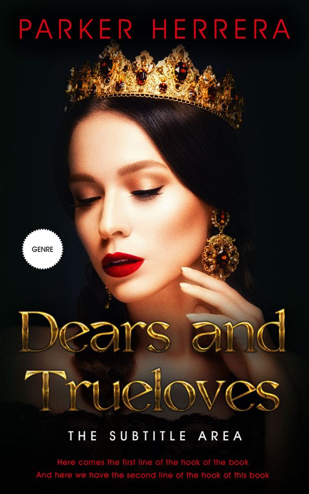 Front view of Burning Sand #11791 - Premade Royal Romance Book Cover | BookCoverZone