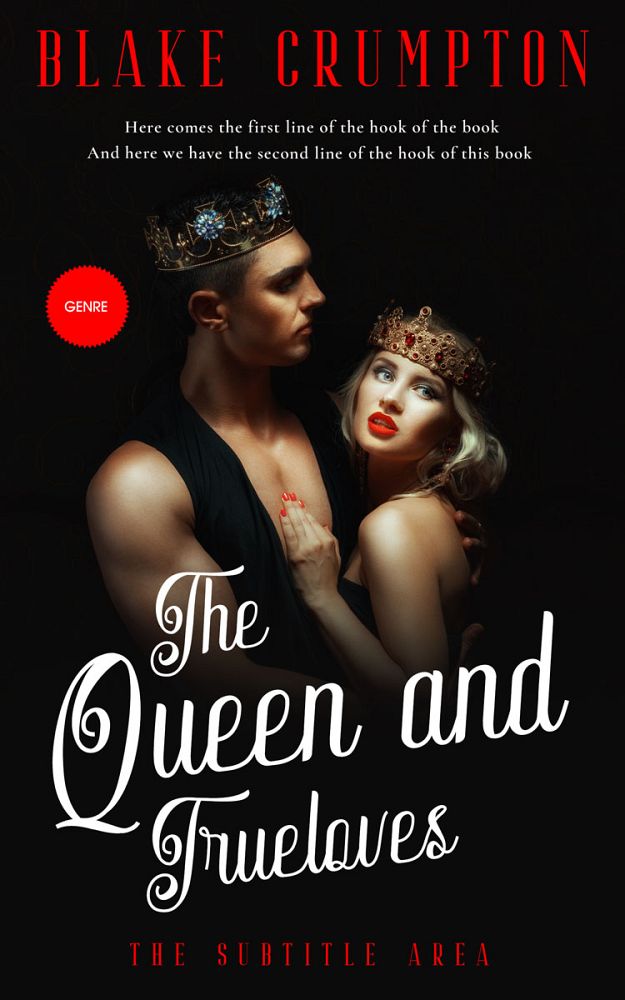 Front view of Cod Gray #11826 - Premade Royal Romance Book Cover | BookCoverZone