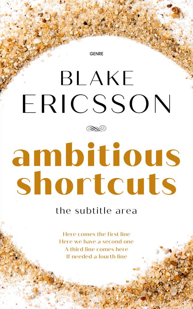 Front view of Almond #11895 - Premade Self-Improvement & Self-Help Book Cover | BookCoverZone