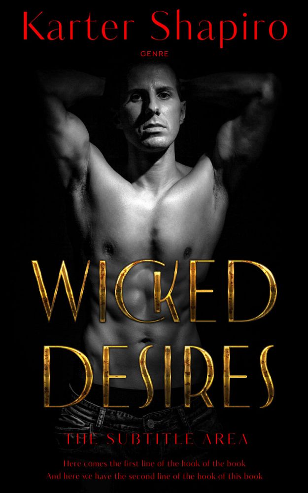 Front view of Cod Gray #11974 - Premade Erotica Book Cover | BookCoverZone