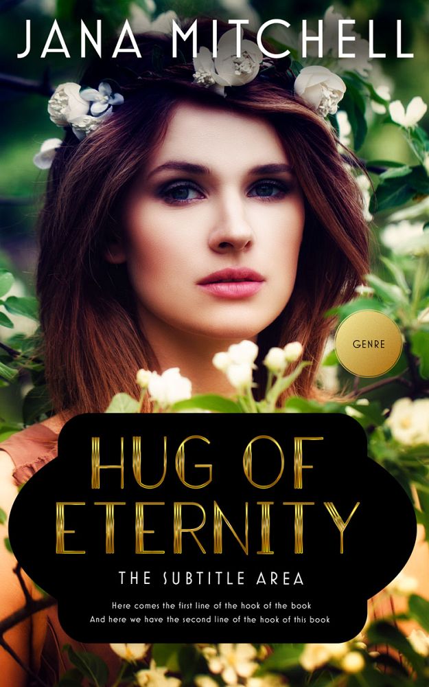 Front view of Tan #12162 - Premade Teen & Young Adult Book Cover | BookCoverZone