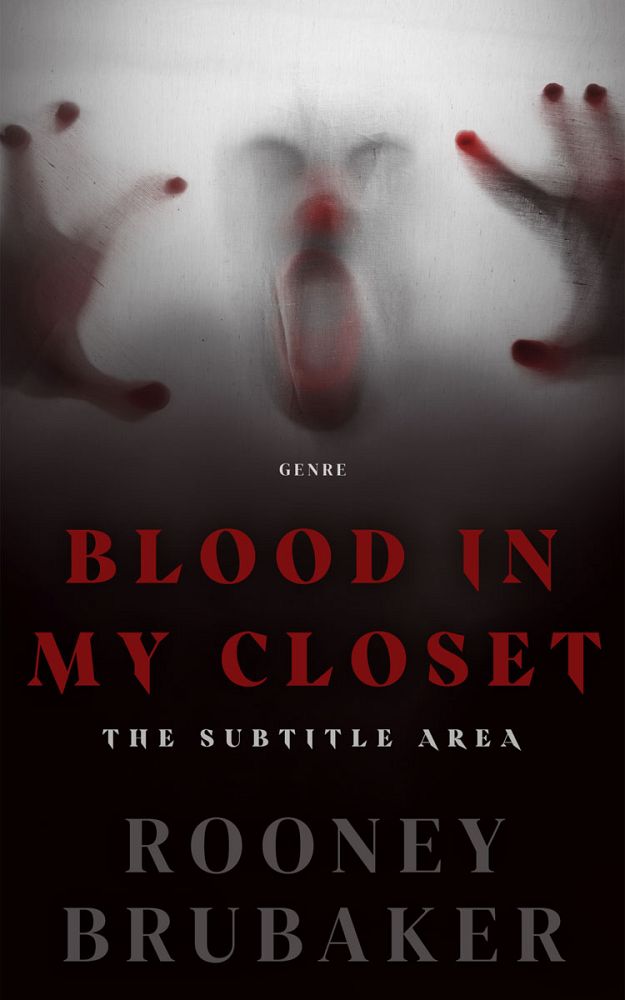 Front view of Silver #12205 - Premade Mystery & Thriller & Suspense Book Cover | BookCoverZone