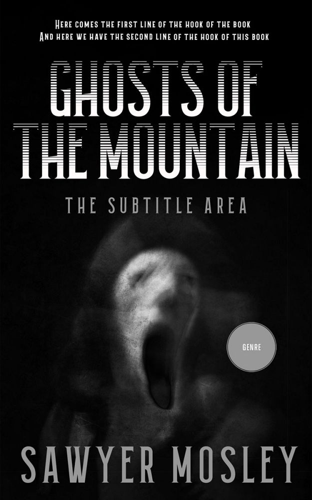 Front view of Cod Gray #12238 - Premade Horror Book Cover | BookCoverZone