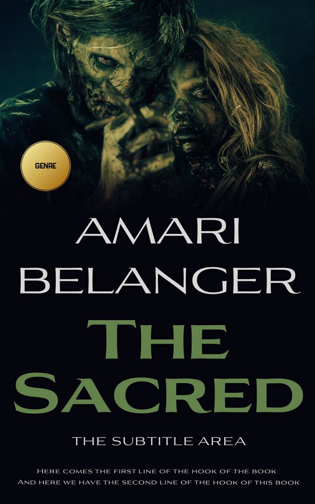 Front view of Bunker #12271 - Premade Apocalyptica Book Cover | BookCoverZone