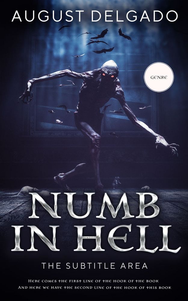 Front view of Mirage #12277 - Premade Horror Book Cover | BookCoverZone