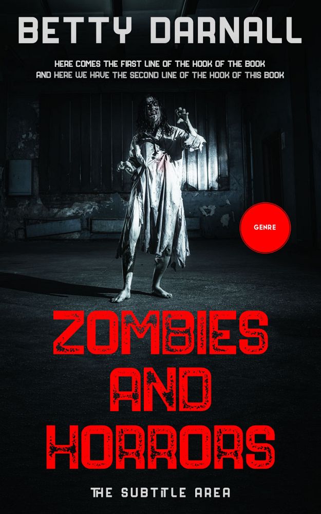 Front view of Mandy #12306 - Premade Horror Book Cover | BookCoverZone