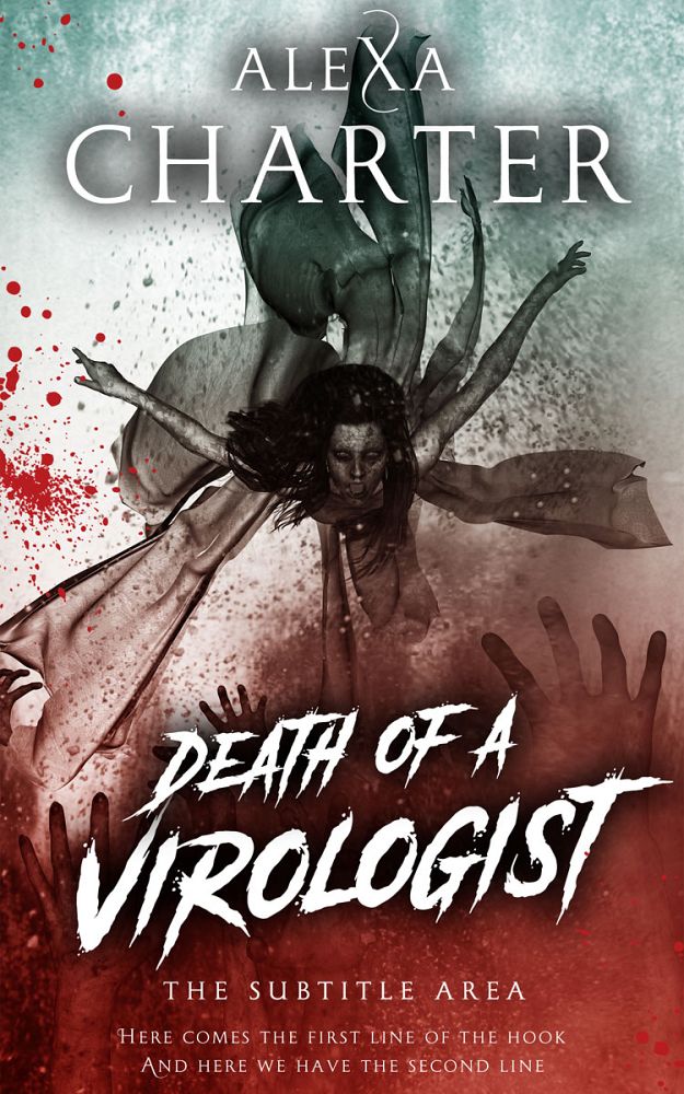 Front view of Kabul #12320 - Premade Horror Book Cover | BookCoverZone