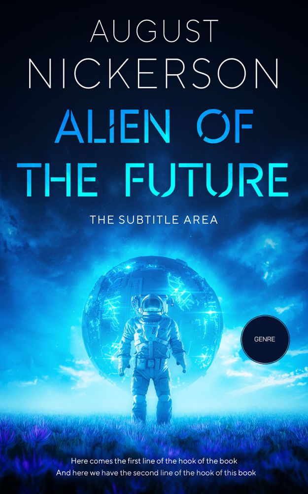 Front view of Black Pearl #12369 - Premade Apocalyptica Book Cover | BookCoverZone