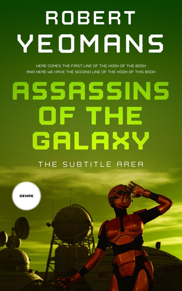 Front view of Green Leaf #12386 - Premade Science Fiction Book Cover | BookCoverZone