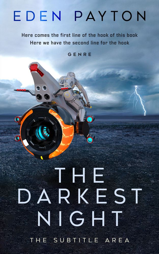 Front view of Heather #12405 - Premade Science Fiction Book Cover | BookCoverZone