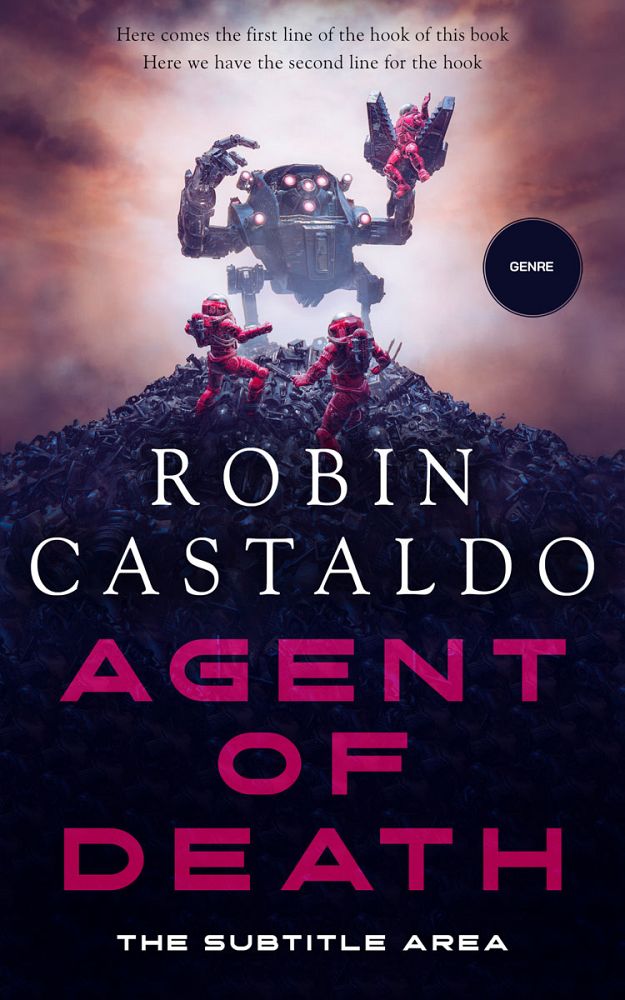 Front view of Revolver #12411 - Premade Apocalyptica Book Cover | BookCoverZone