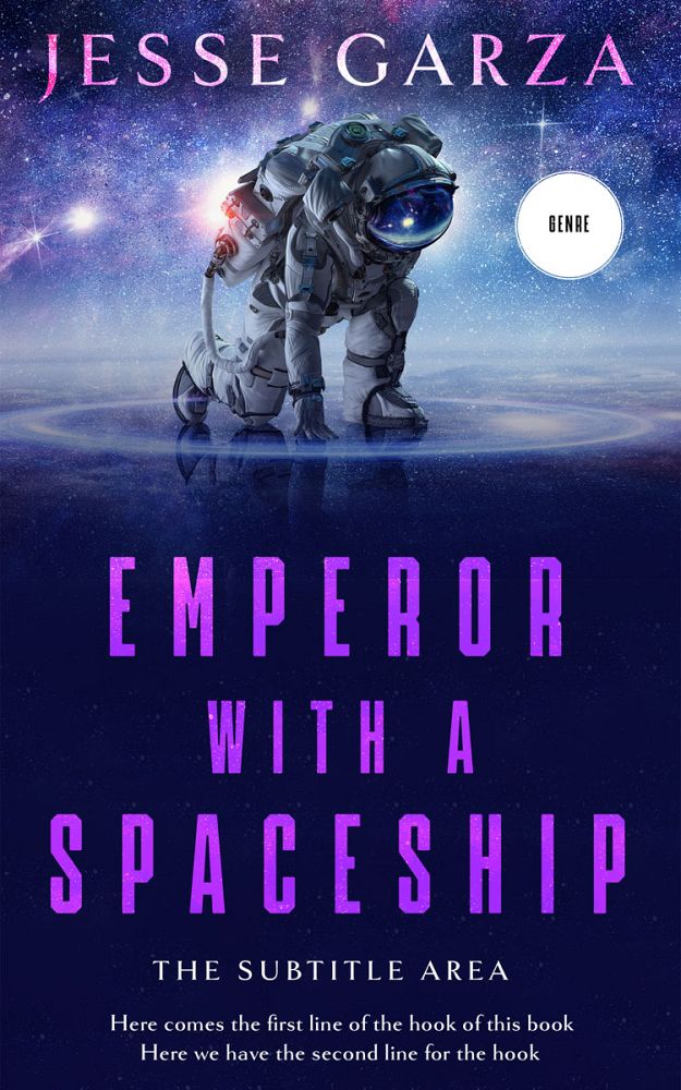 Front view of Bunting #12508 - Premade Science Fiction Book Cover | BookCoverZone