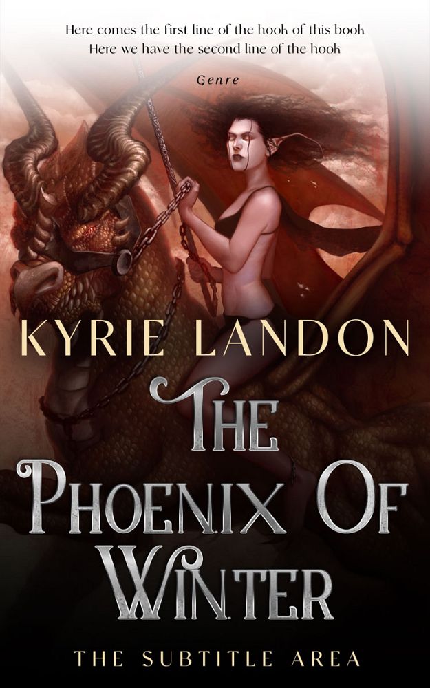Front view of Clam Shell #12541 - Premade Fantasy Book Cover | BookCoverZone
