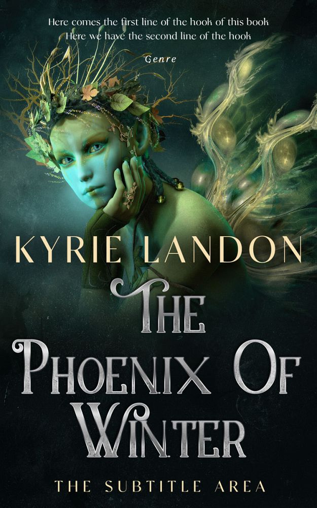 Front view of Aztec #12542 - Premade Fantasy Book Cover | BookCoverZone