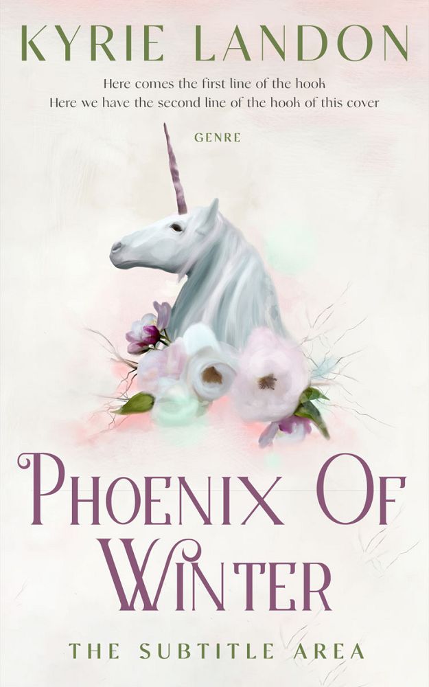 Front view of Pampas #12547 - Premade Fantasy Book Cover | BookCoverZone