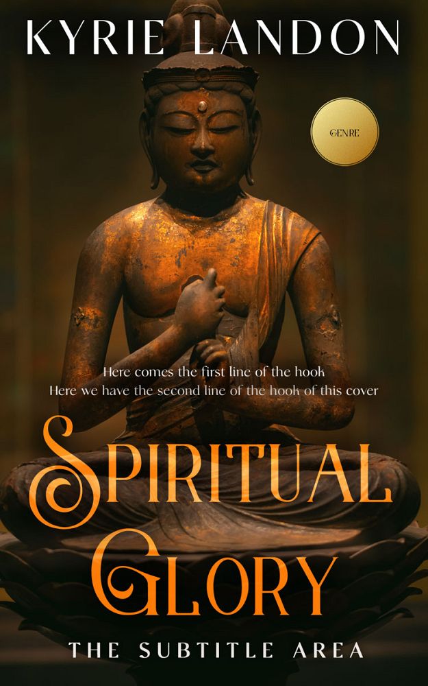 Front view of Mikado #12550 - Premade Religion & Spirituality Book Cover | BookCoverZone