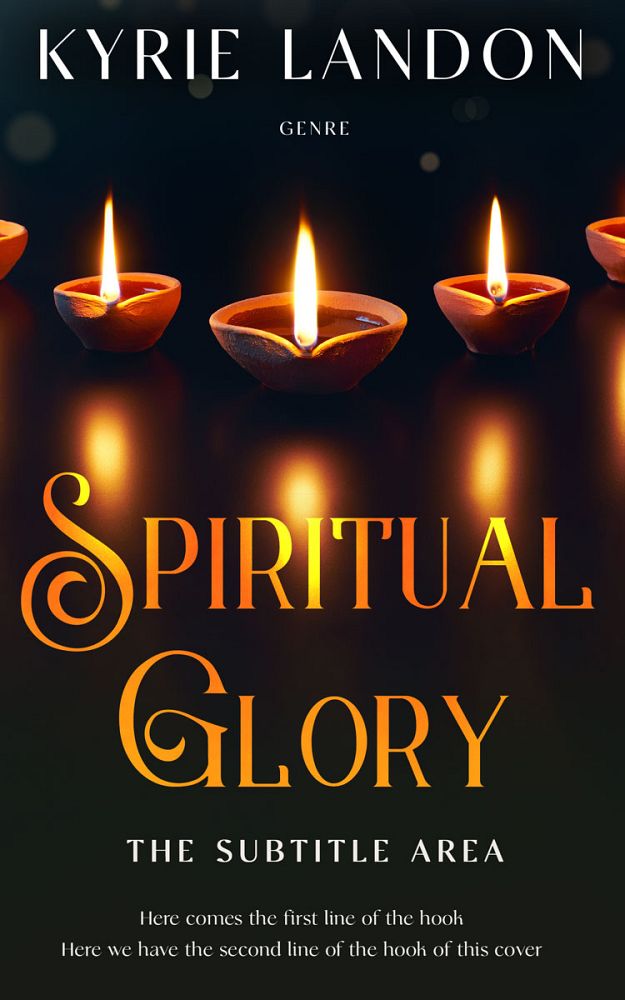 Front view of Cod Gray #12554 - Premade Religion & Spirituality Book Cover | BookCoverZone
