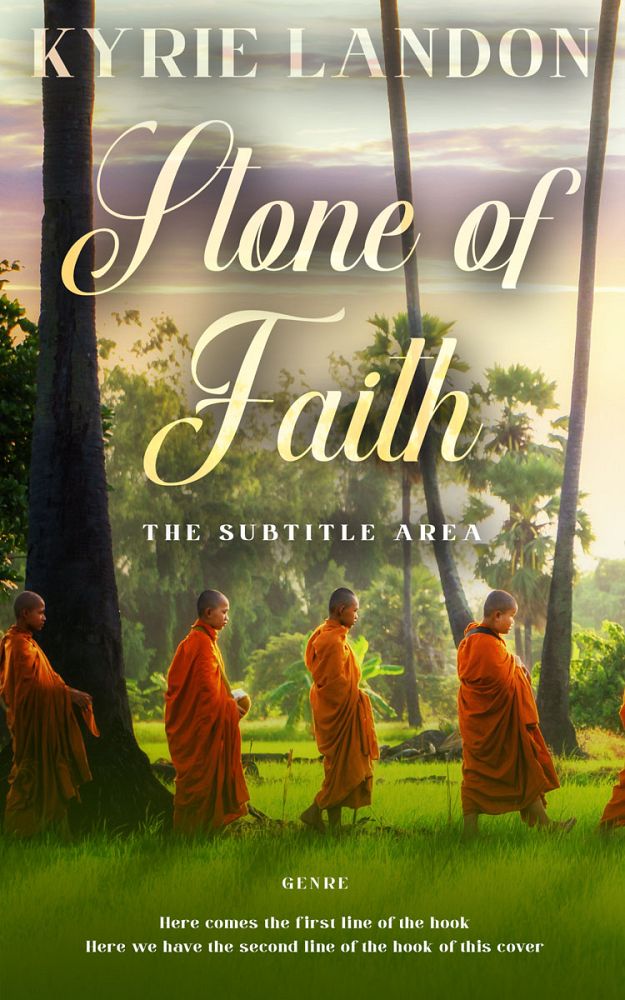 Front view of Woodland #12576 - Premade Religion & Spirituality Book Cover | BookCoverZone