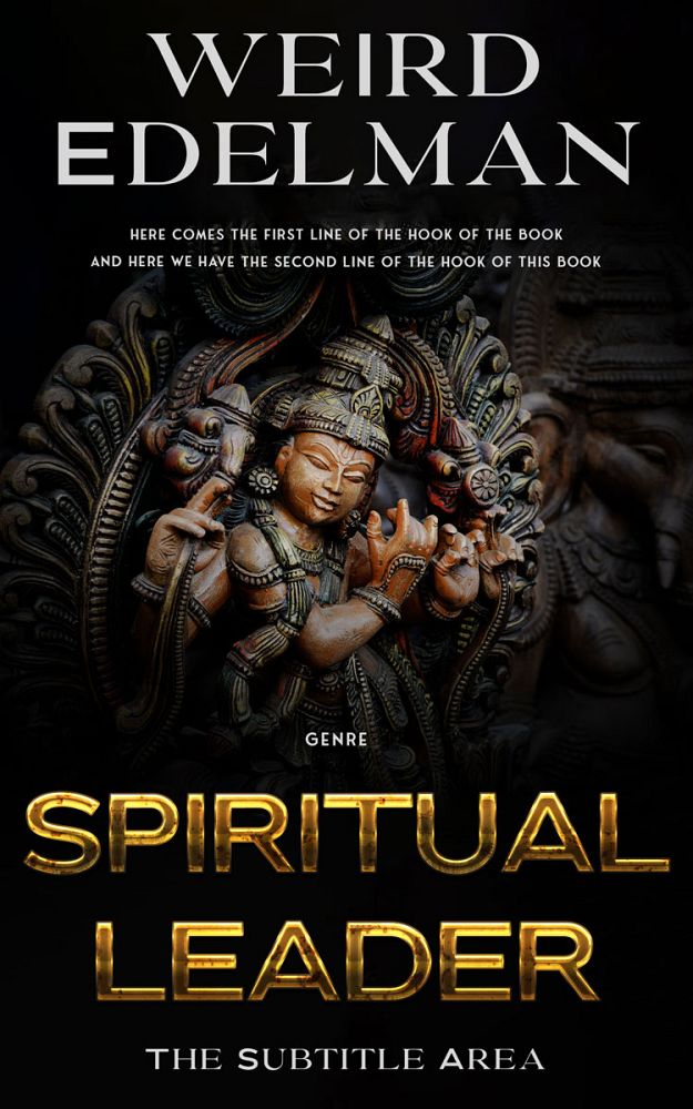 Front view of Cod Gray #12593 - Premade Religion & Spirituality Book Cover | BookCoverZone
