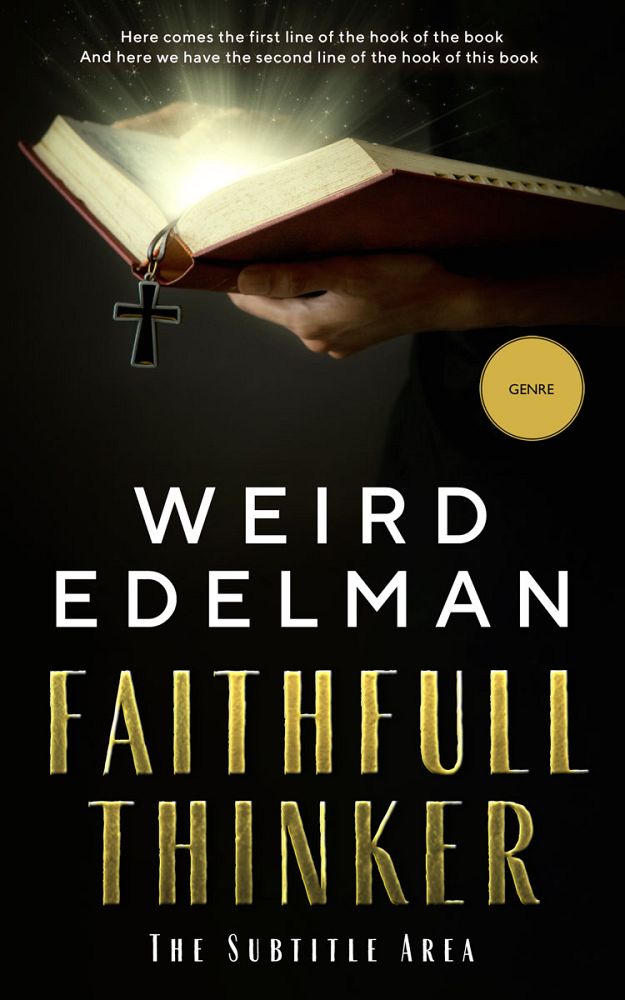 Front view of Straw #12602 - Premade Religion & Spirituality Book Cover | BookCoverZone