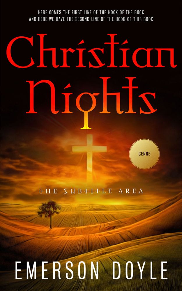 Front view of Meteor #12637 - Premade Religion & Spirituality Book Cover | BookCoverZone