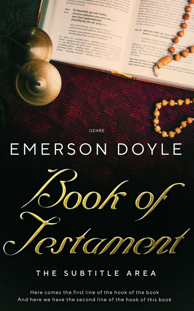 Front view of Cameo #12642 - Premade Religion & Spirituality Book Cover | BookCoverZone