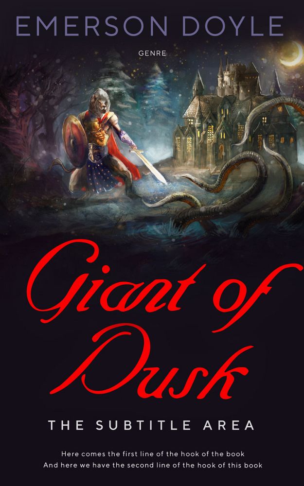 Front view of Bastille #12653 - Premade Fantasy Book Cover | BookCoverZone