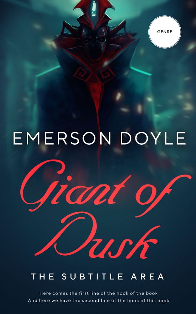 Front view of Big Stone #12657 - Premade Fantasy Book Cover | BookCoverZone
